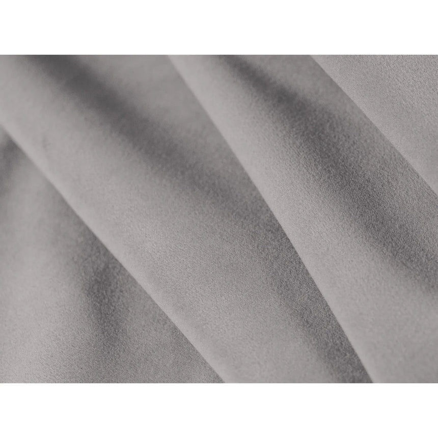 Ovalo Bett mit Kopfteil und Stauraum aus Samt in Hellgrau (Magic Velvet 2239), 160x200 cm von Micadoni – Bild 5