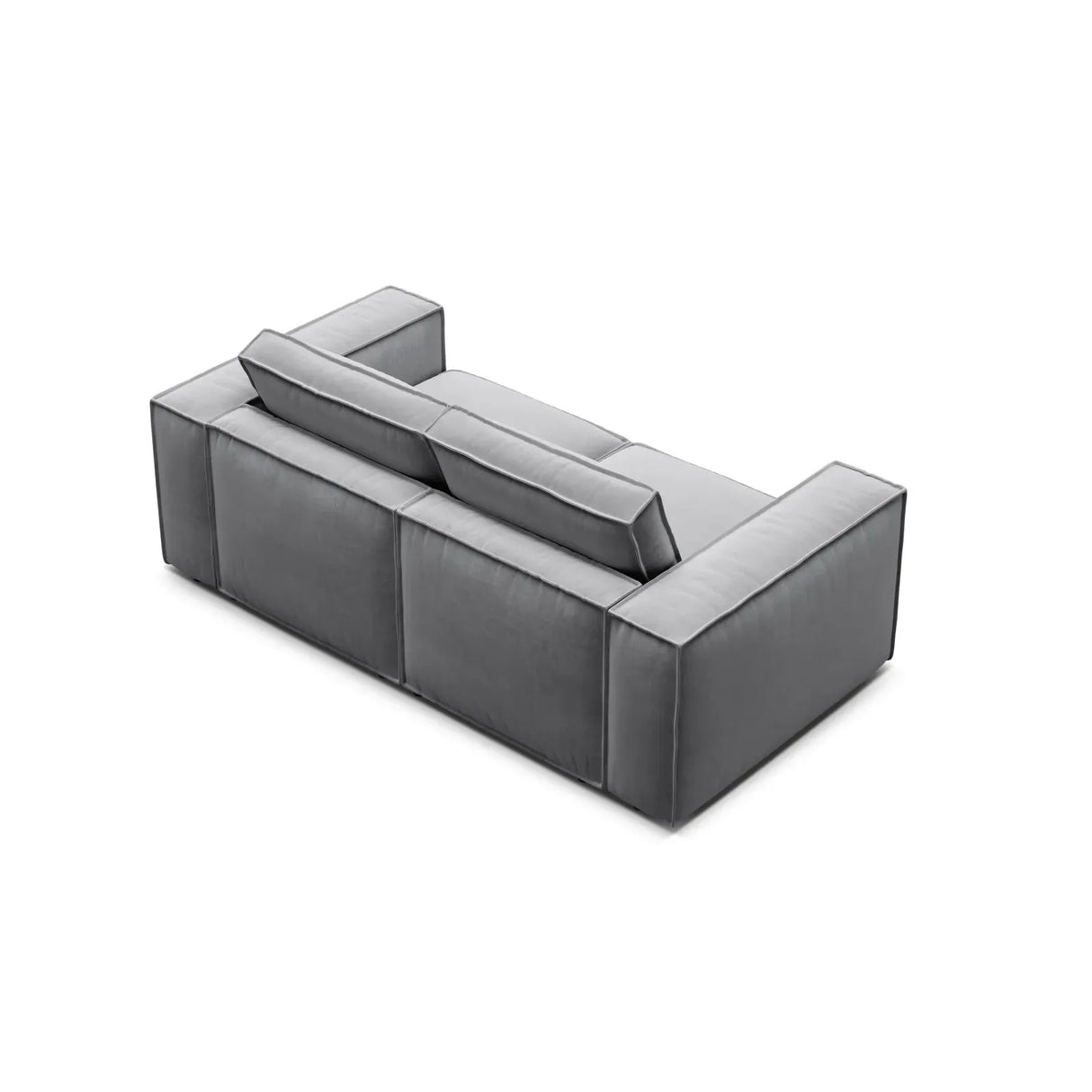 Pola 2-Sitzer Sofa aus Samt oder Strukturstoff, 206x103 cm - ZEN ZONE Furniture