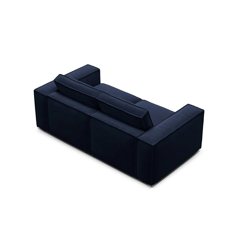 Pola 2-Sitzer Sofa aus Samt oder Strukturstoff, 206x103 cm - ZEN ZONE Furniture