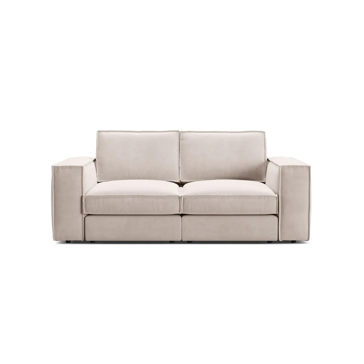 Pola 2-Sitzer Sofa aus Samt oder Strukturstoff, 206x103 cm - ZEN ZONE Furniture