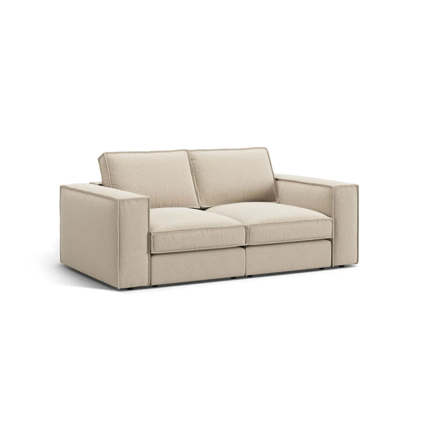 Pola 2-Sitzer Sofa aus Samt oder Strukturstoff, 206x103 cm - ZEN ZONE Furniture
