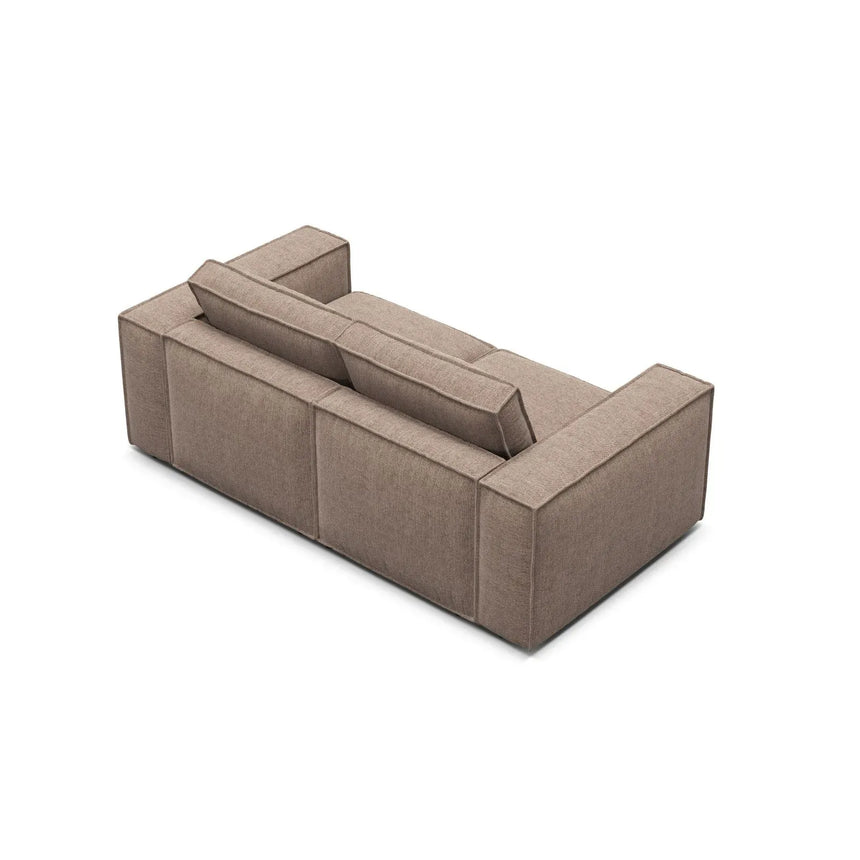 Pola 2-Sitzer Sofa aus Samt oder Strukturstoff, 206x103 cm - ZEN ZONE Furniture