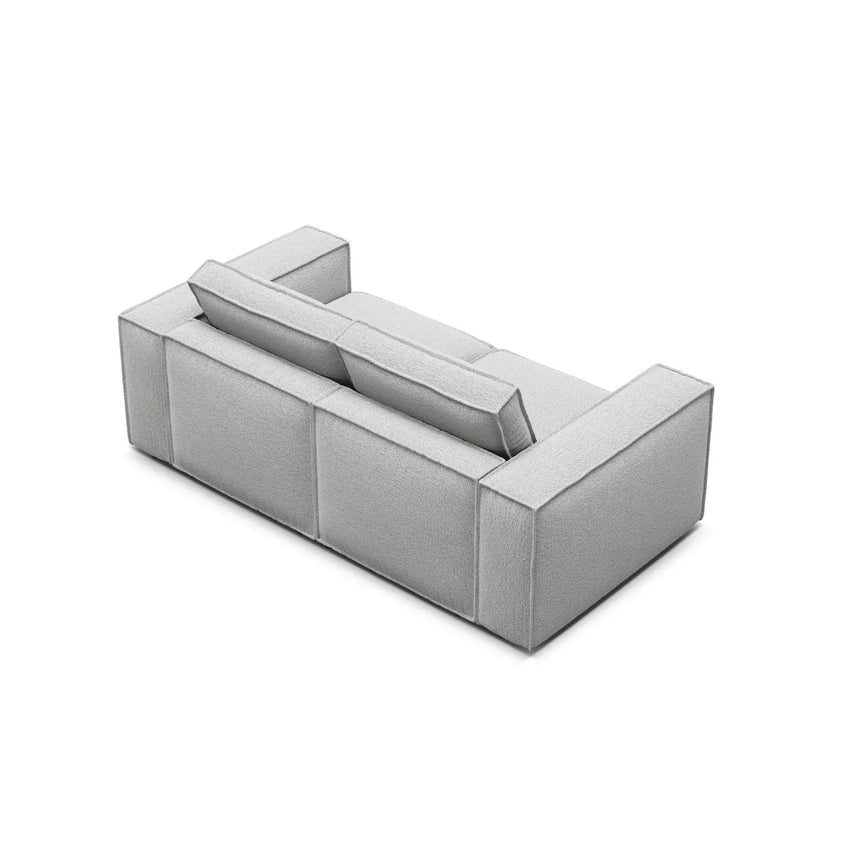 Pola 2-Sitzer Sofa aus Samt oder Strukturstoff, 206x103 cm - ZEN ZONE Furniture