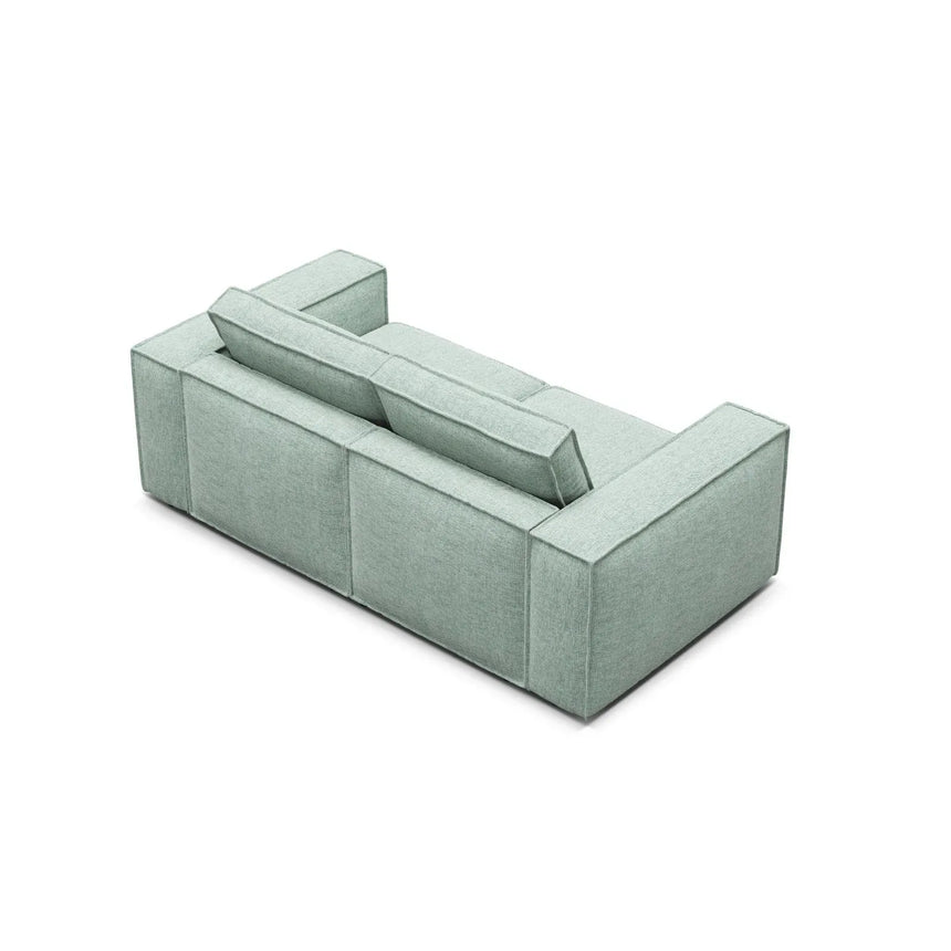 Pola 2-Sitzer Sofa aus Samt oder Strukturstoff, 206x103 cm - ZEN ZONE Furniture