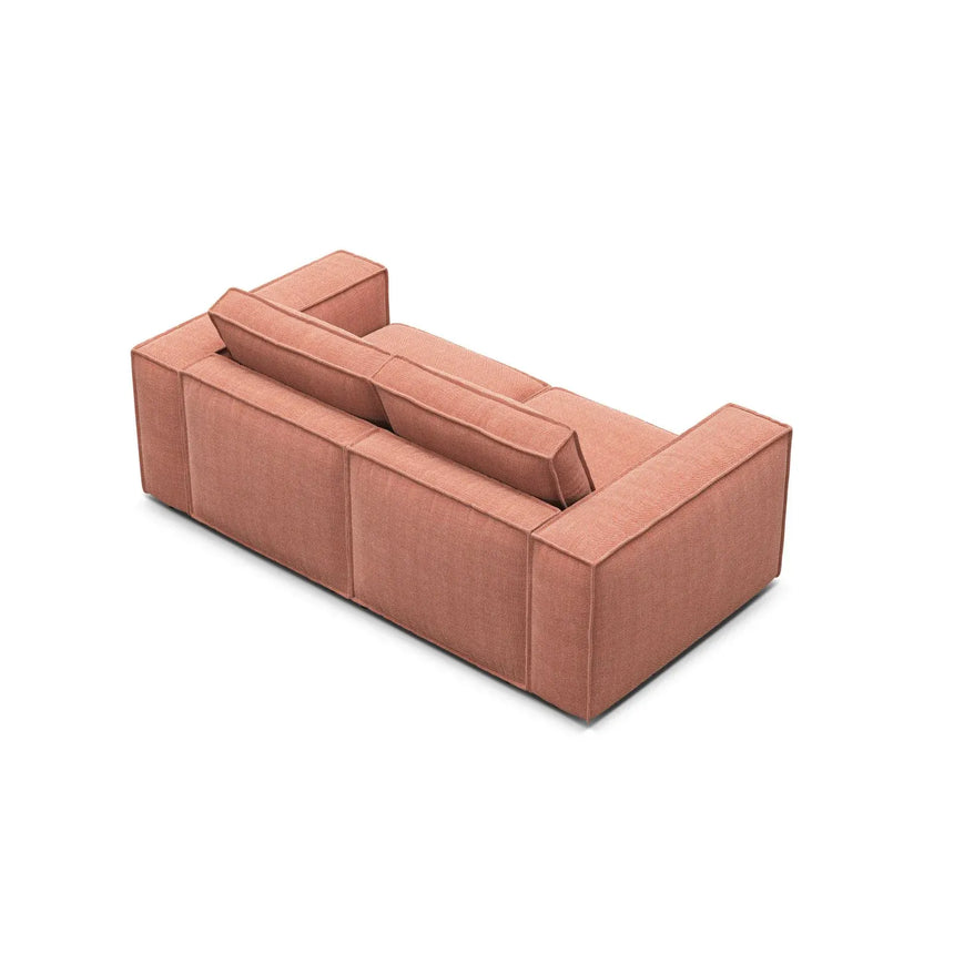 Pola 2-Sitzer Sofa aus Samt oder Strukturstoff, 206x103 cm - ZEN ZONE Furniture