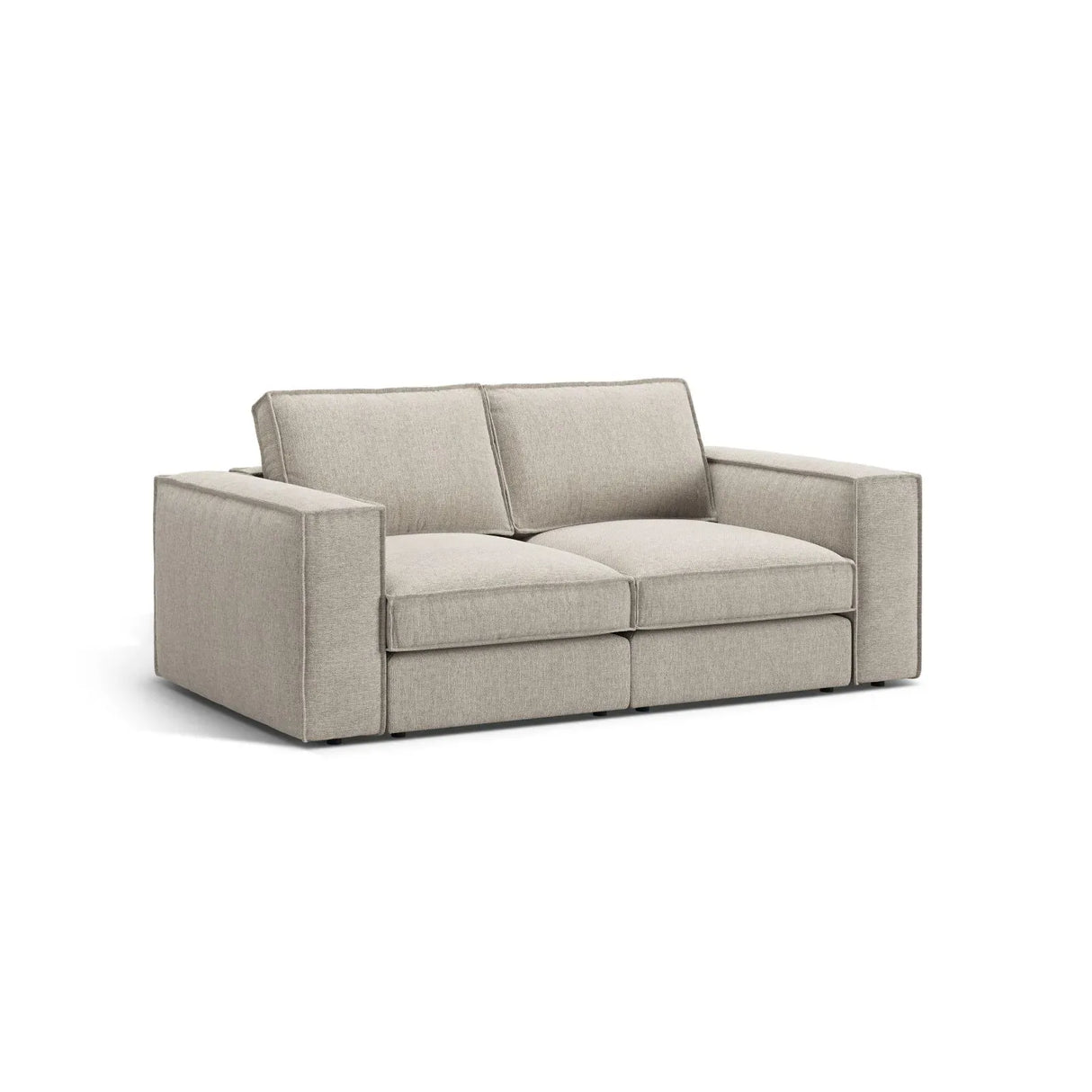 Pola 2-Sitzer Sofa aus Samt oder Strukturstoff, 206x103 cm - ZEN ZONE Furniture