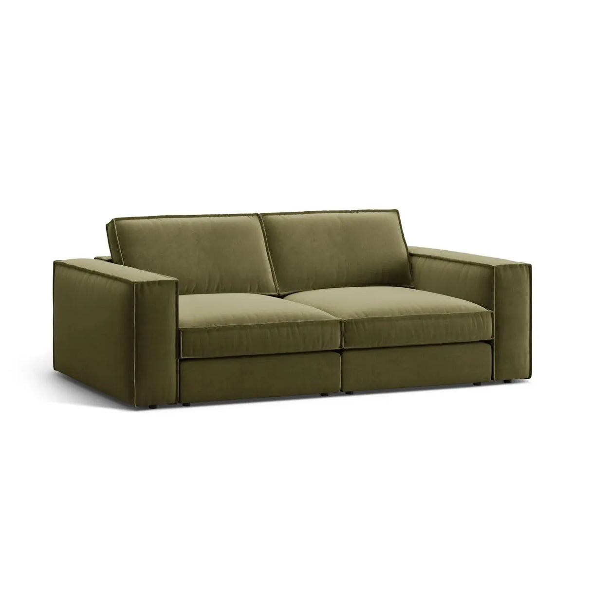 Pola 3-Sitzer Sofa aus Samt oder Strukturstoff, 236x103 cm - ZEN ZONE Furniture