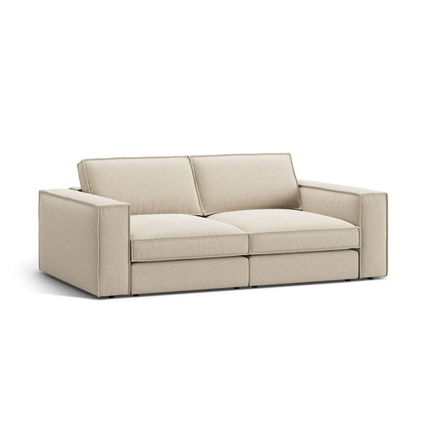 Pola 3-Sitzer Sofa aus Samt oder Strukturstoff, 236x103 cm - ZEN ZONE Furniture