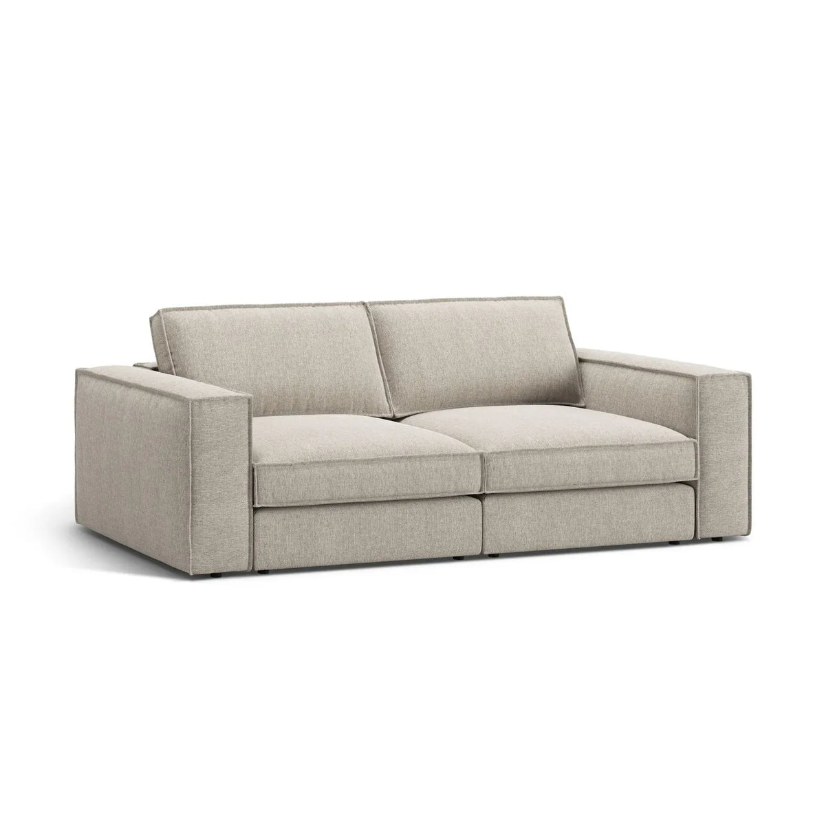 Pola 3-Sitzer Sofa aus Samt oder Strukturstoff, 236x103 cm - ZEN ZONE Furniture