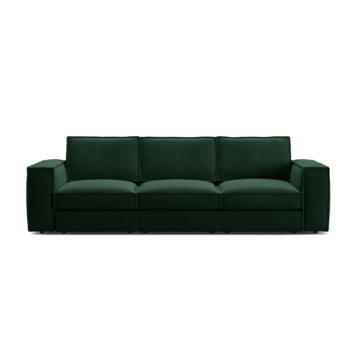 Pola 4-Sitzer Sofa aus Samt oder Strukturstoff, 284x103 cm - ZEN ZONE Furniture