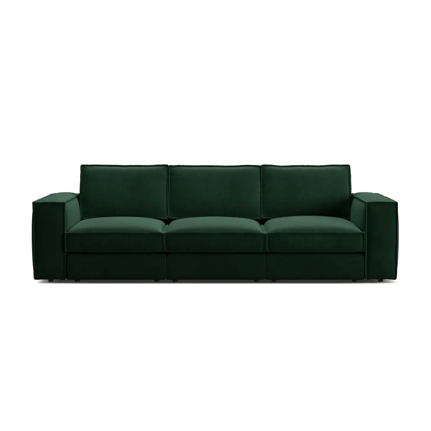 Pola 4-Sitzer Sofa aus Samt oder Strukturstoff, 284x103 cm - ZEN ZONE Furniture