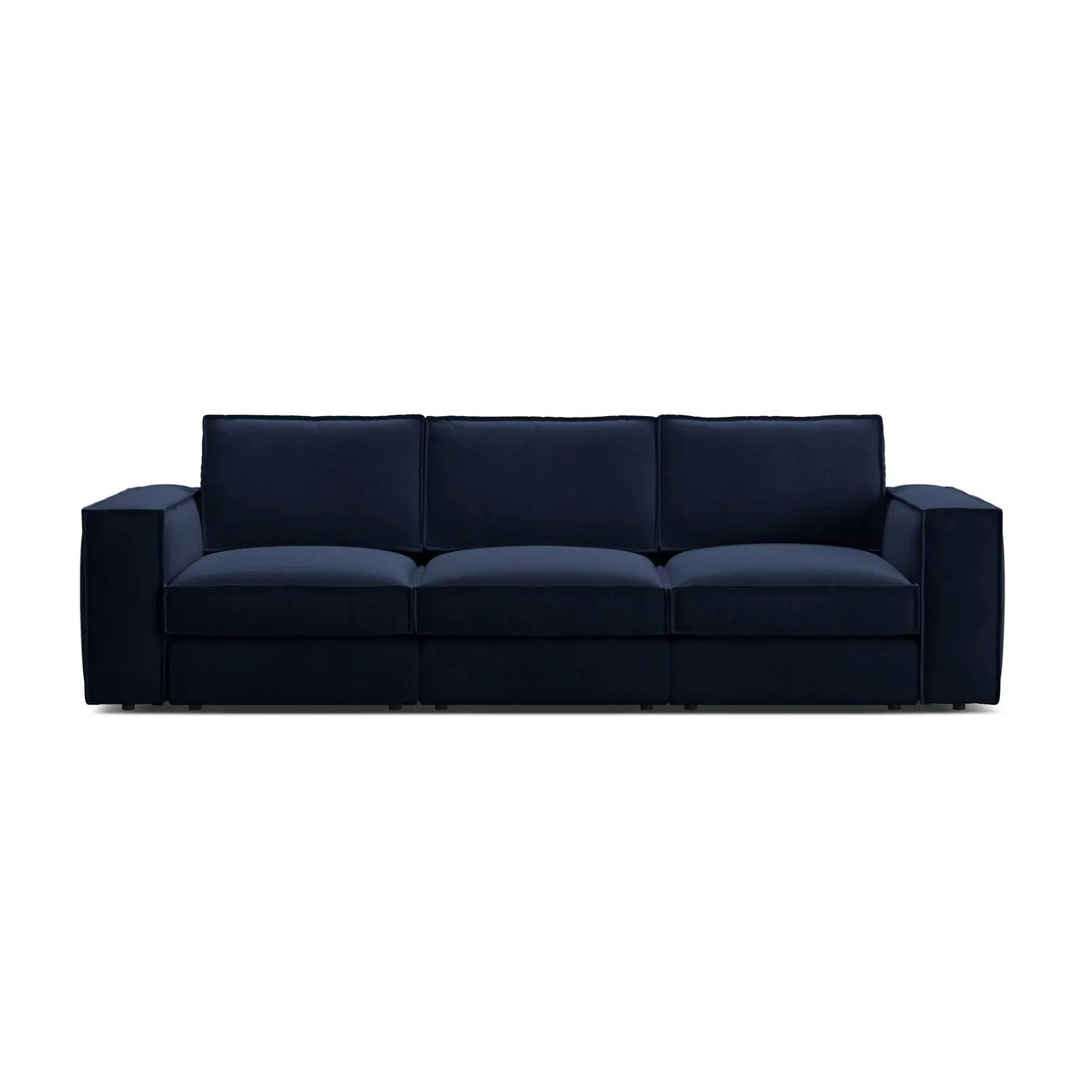 Pola 4-Sitzer Sofa aus Samt oder Strukturstoff, 284x103 cm - ZEN ZONE Furniture