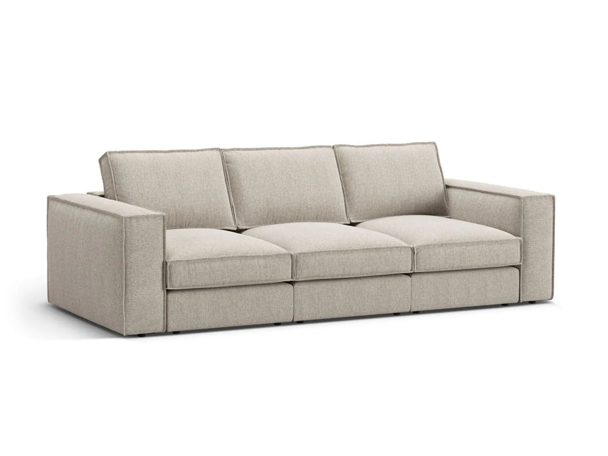 Pola 4-Sitzer Sofa aus Strukturierter Stoff in Sand (BABEL SAND), 284x103 cm von Micadoni – Bild 3