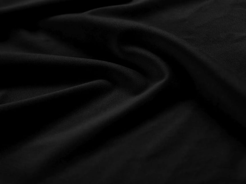 Pola 5-Sitzer Panorama Ecksofa, Rechte Seite, aus Samt in Schwarz (Salvador 19), 362x259 cm von Micadoni – Bild 6