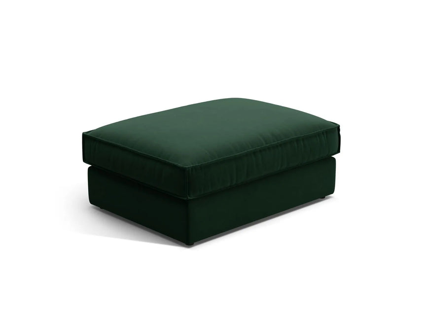 Pola Pouf aus Samt in Flaschengrün (Salvador 7), 103x78 cm von Micadoni – Bild 1