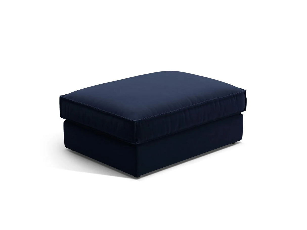 Pola Pouf aus Samt in Königsblau (Salvador 5), 103x78 cm von Micadoni – Bild 1
