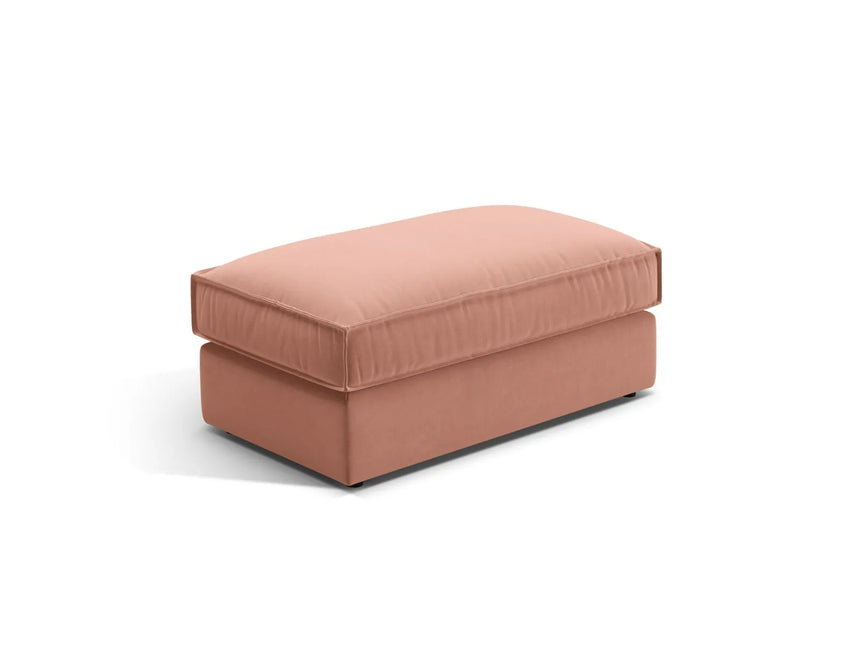 Pola Pouf aus Samt in Rosa (Salvador 11), 103x54 cm von Micadoni – Bild 1