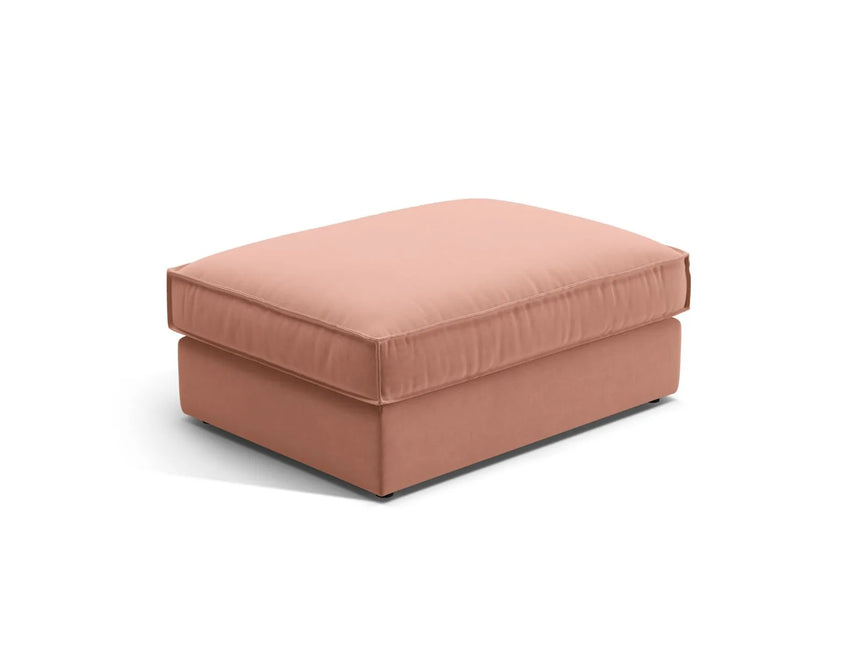 Pola Pouf aus Samt in Rosa (Salvador 11), 103x78 cm von Micadoni – Bild 1