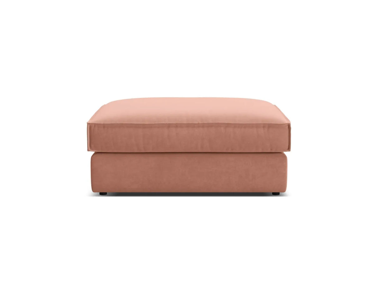 Pola Pouf aus Samt in Rosa (Salvador 11), 103x78 cm von Micadoni – Bild 3