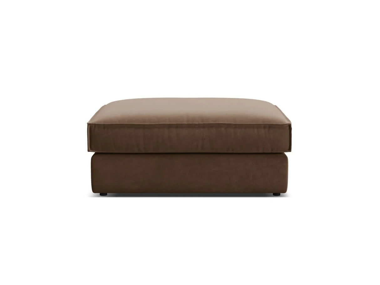 Pola Pouf aus Samt in Schokolade (Salvador 4), 103x78 cm von Micadoni – Bild 3