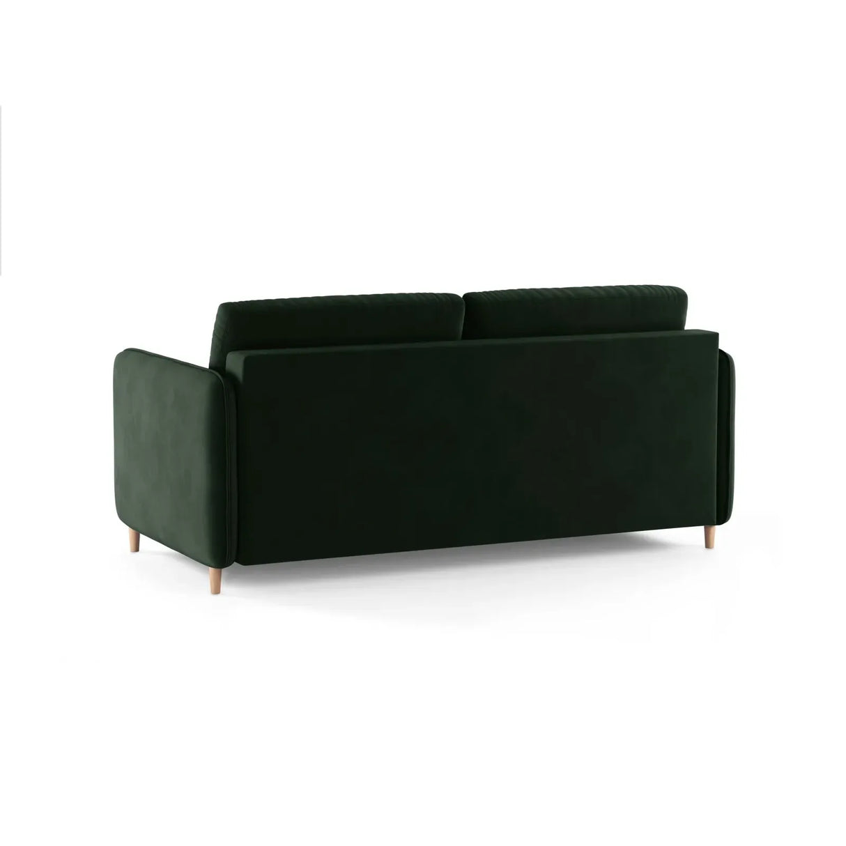 Simo 3-Sitzer Sofa mit Schlaffunktion, ausklappbar, aus Samt oder Strukturstoff, 184x102 cm - ZEN ZONE Furniture