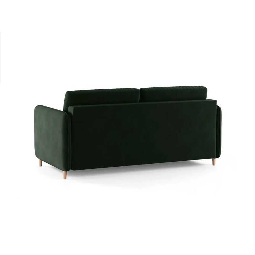 Simo 3-Sitzer Sofa mit Schlaffunktion, ausklappbar, aus Samt oder Strukturstoff, 184x102 cm - ZEN ZONE Furniture