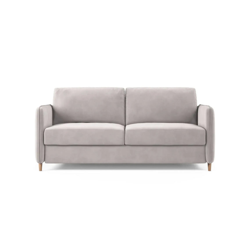 Simo 3-Sitzer Sofa mit Schlaffunktion, ausklappbar, aus Samt oder Strukturstoff, 184x102 cm - ZEN ZONE Furniture