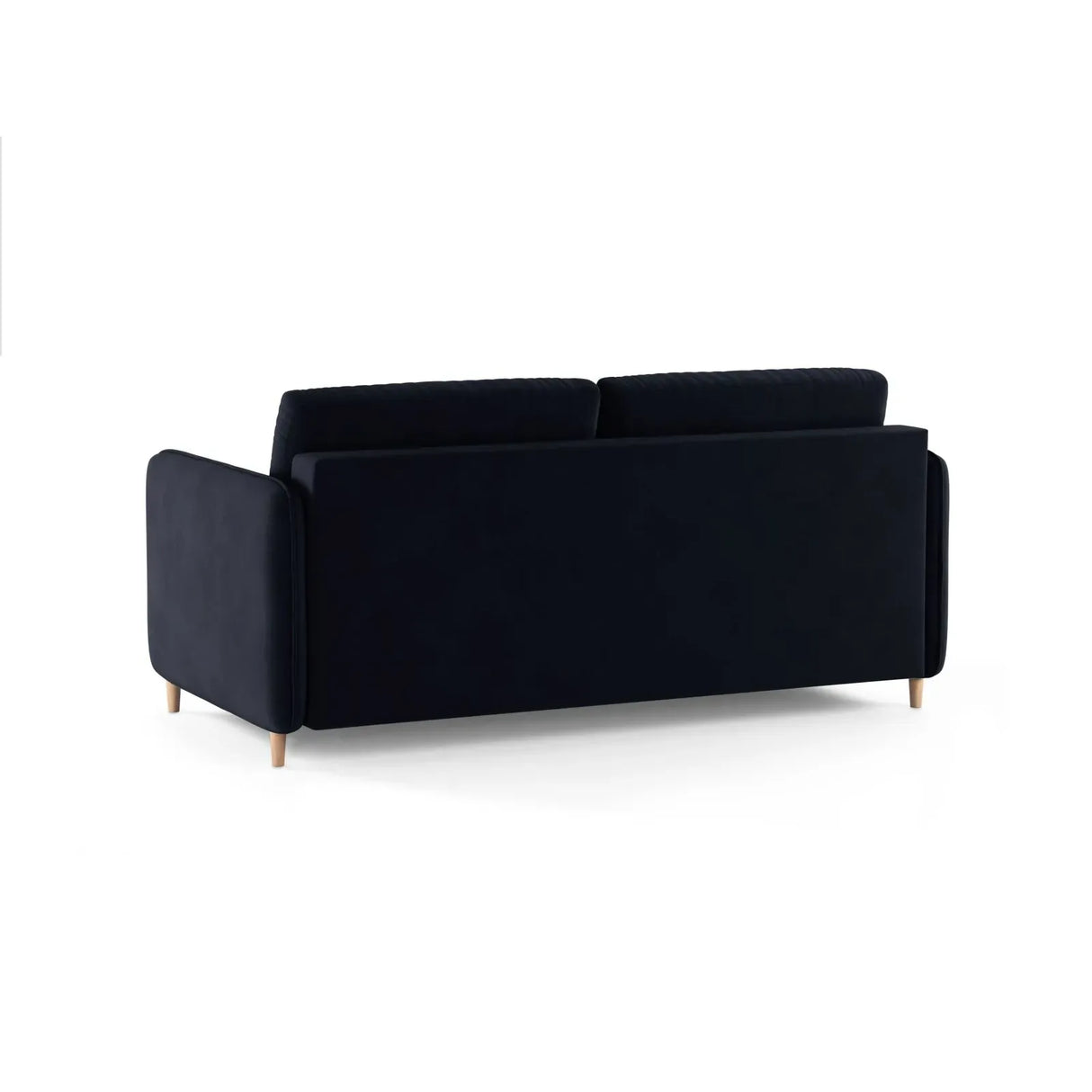 Simo 3-Sitzer Sofa mit Schlaffunktion, ausklappbar, aus Samt oder Strukturstoff, 184x102 cm - ZEN ZONE Furniture