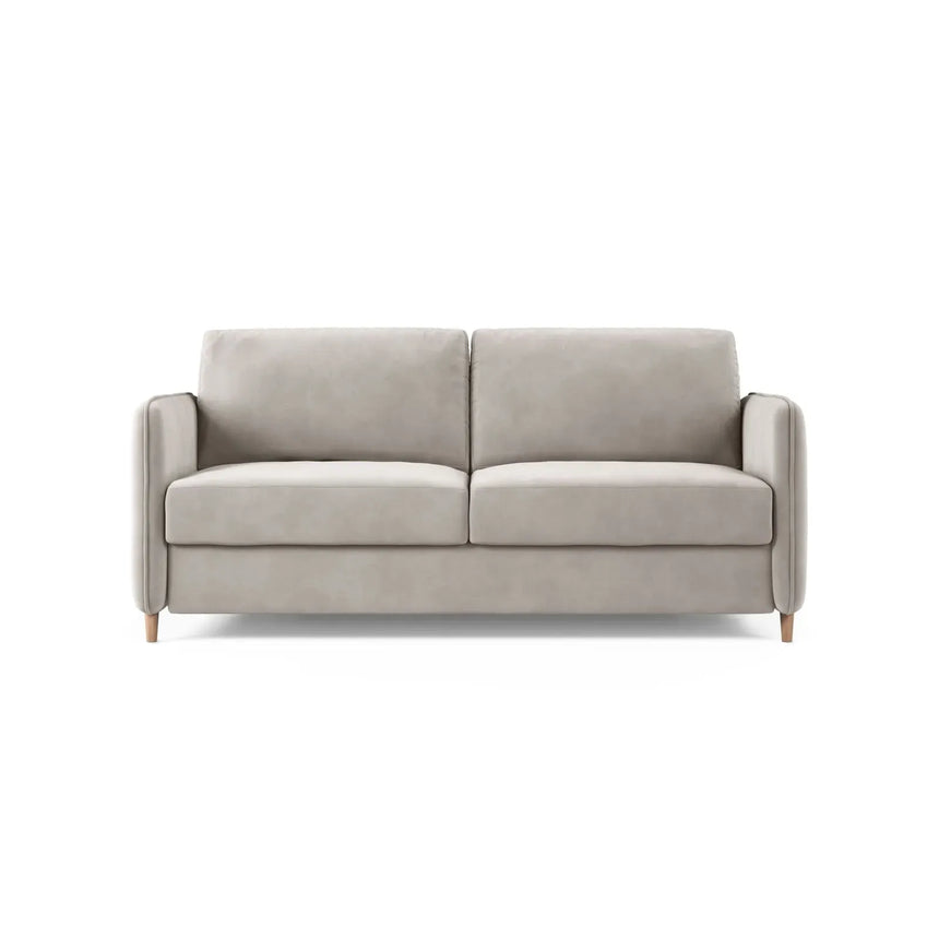 Simo 3-Sitzer Sofa mit Schlaffunktion, ausklappbar, aus Samt oder Strukturstoff, 184x102 cm - ZEN ZONE Furniture