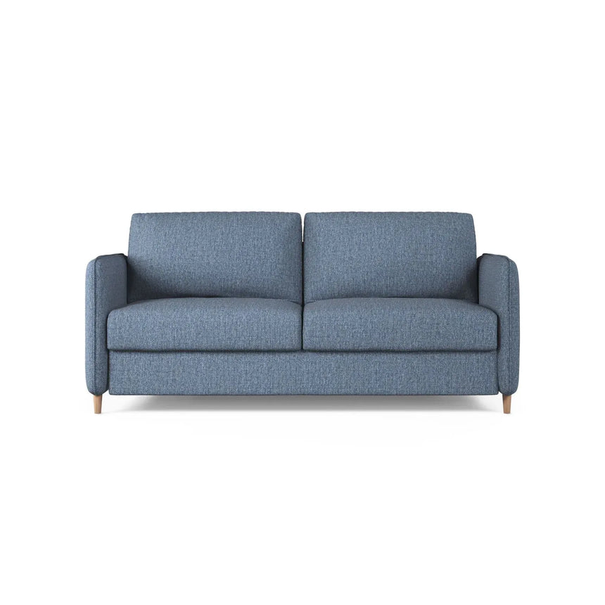 Simo 3-Sitzer Sofa mit Schlaffunktion, ausklappbar, aus Samt oder Strukturstoff, 184x102 cm - ZEN ZONE Furniture