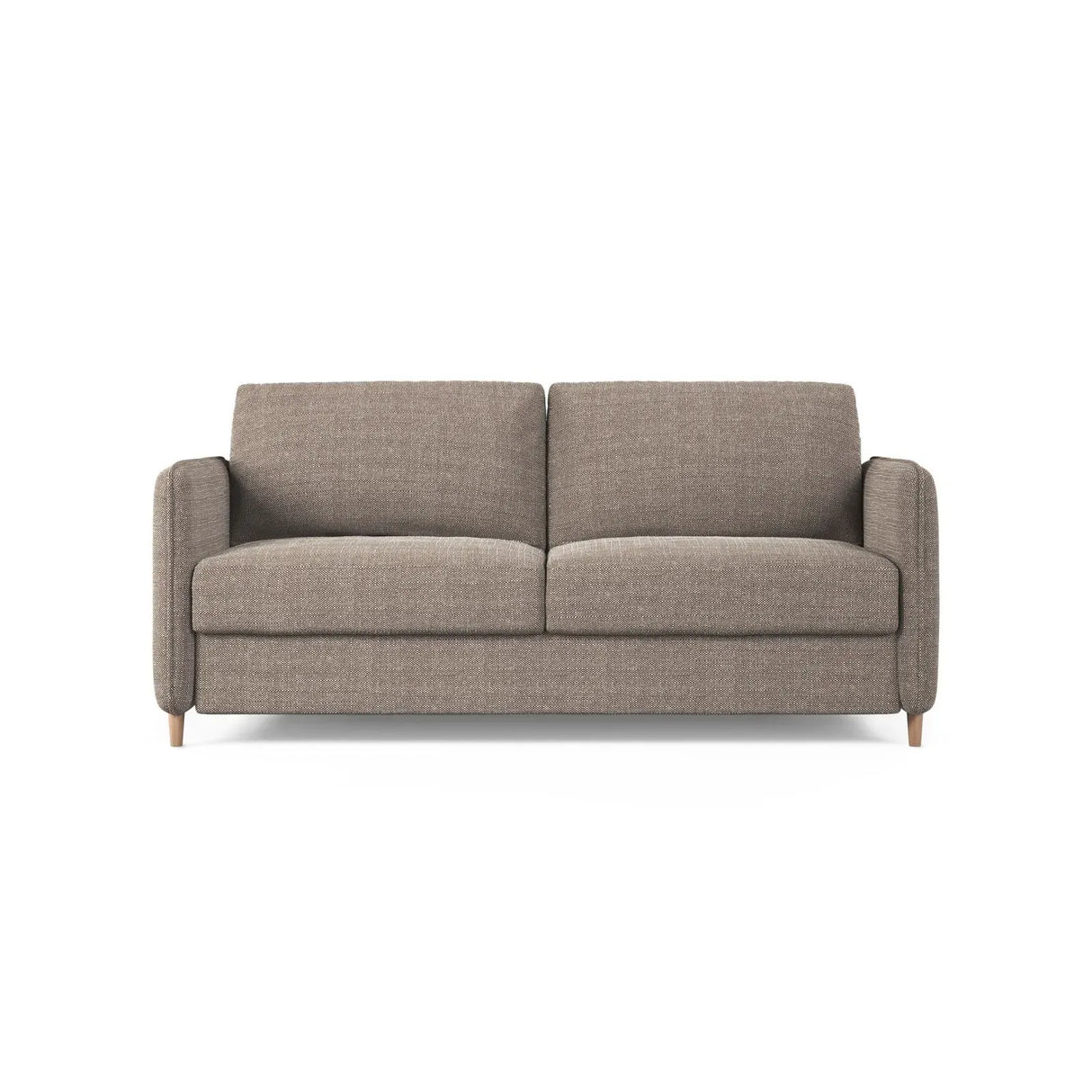 Simo 3-Sitzer Sofa mit Schlaffunktion, ausklappbar, aus Samt oder Strukturstoff, 184x102 cm - ZEN ZONE Furniture