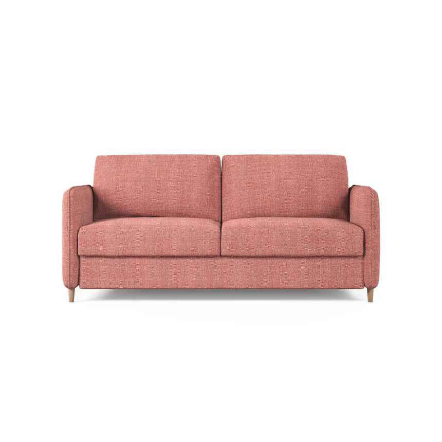 Simo 3-Sitzer Sofa mit Schlaffunktion, ausklappbar, aus Samt oder Strukturstoff, 184x102 cm - ZEN ZONE Furniture