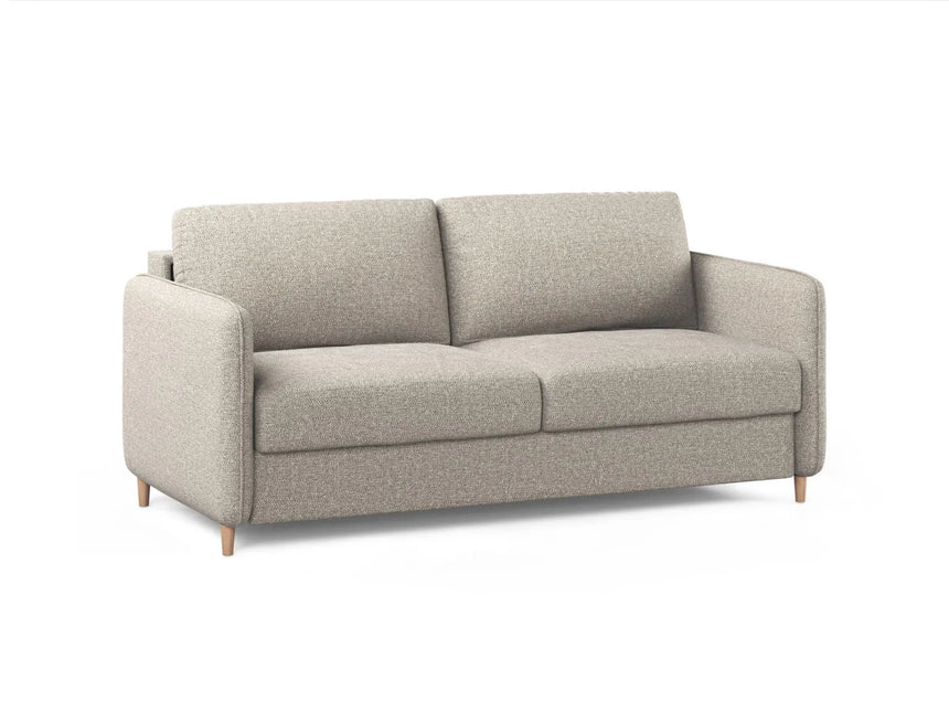 Simo 3-Sitzer Sofa mit Schlaffunktion, ausklappbar, aus Strukturierter Stoff in Sand (BABEL SAND), 184x102 cm von Micadoni – Bild 3
