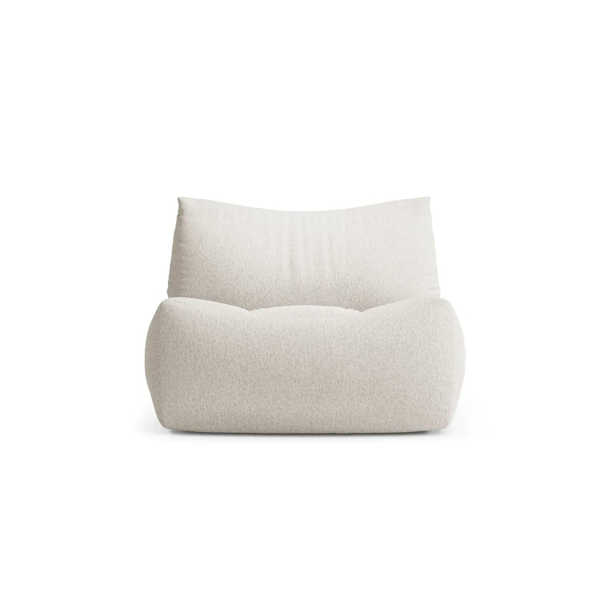 Tove Sessel aus Samt, Chenille oder Strukturstoff, 97x83 cm - ZEN ZONE Furniture