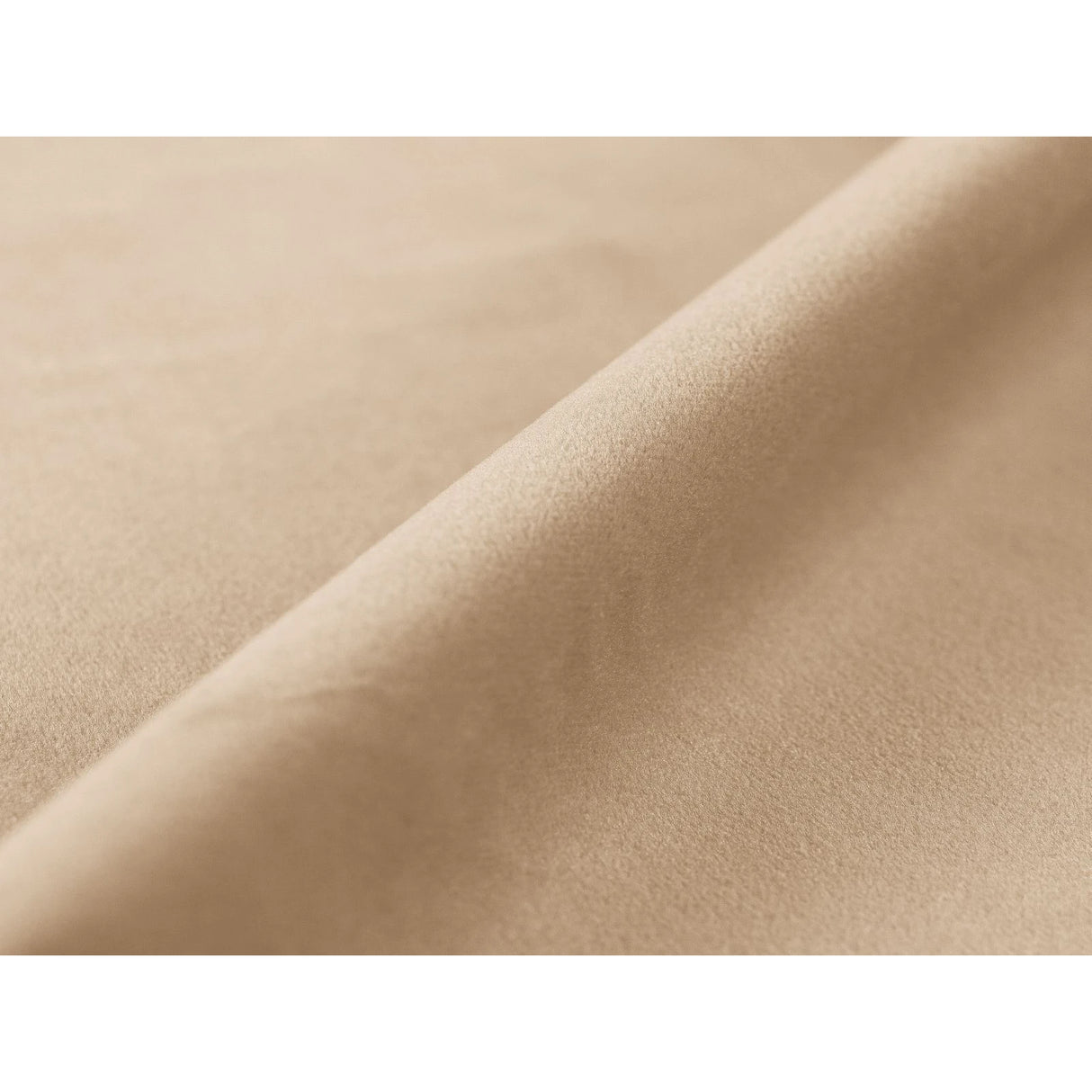 Victor 3-Sitzer Ecksofa, Rechte Seite, ausziehbar mit Schlaffunktion und Bettkasten, aus Samt in Nude (Paris Beige), 246x148 cm von Micadoni – Bild 8