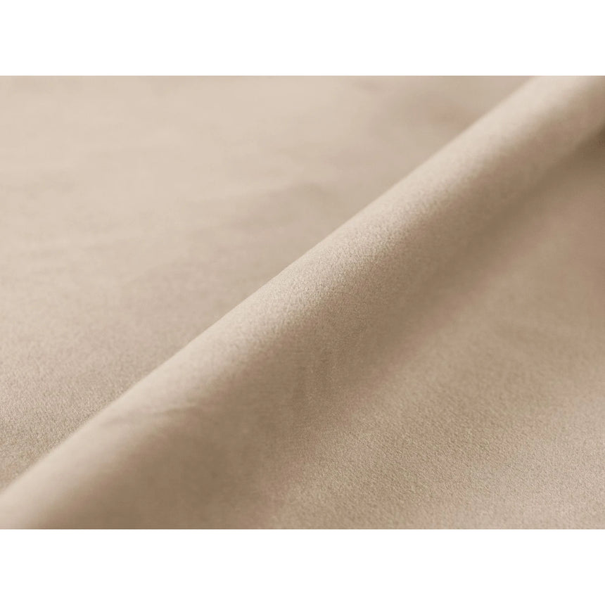 Whale Bett mit Buchenholzfüßen aus Samt in Nude (Paris Beige), 180x200 cm von Micadoni – Bild 4