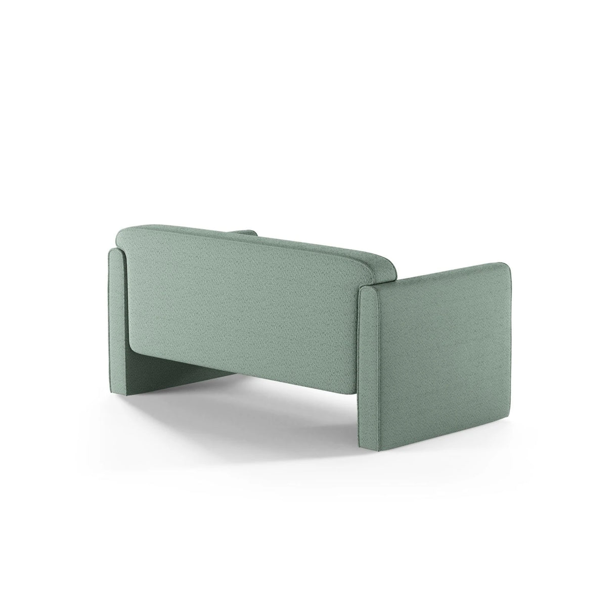 Abby 2-Sitzer Sofa aus Boucle (CORAL 55) in Minze, 140x80 cm – Bild 4