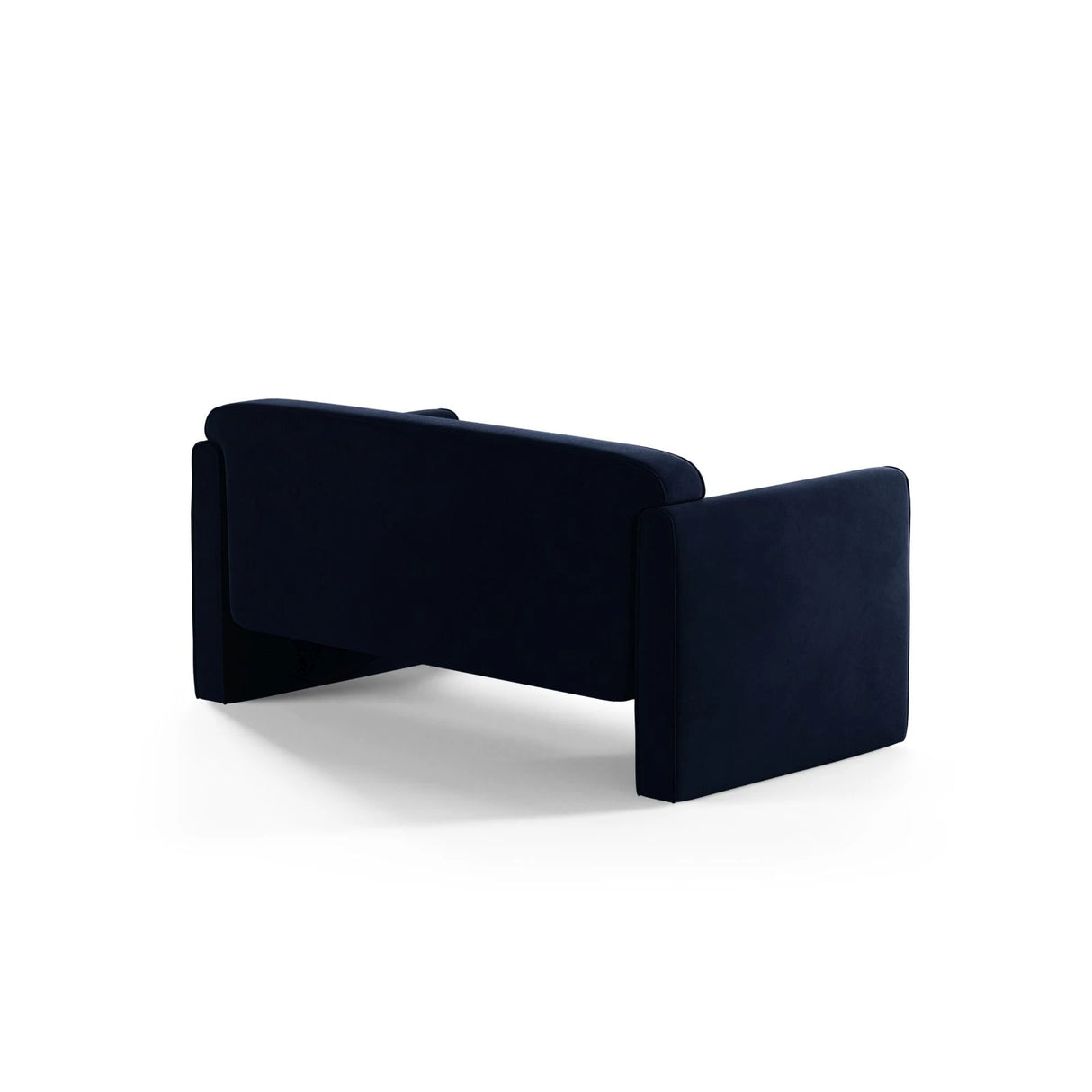 Abby 2-Sitzer Sofa aus Samt (Salvador 5) in Königsblau, 140x80 cm – Bild 4