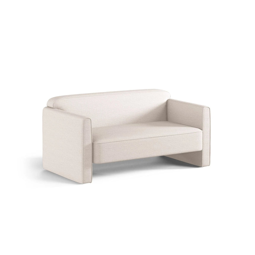 Abby 2-Sitzer Sofa aus Samt, Strukturstoff oder Boucle, 140x80 cm – Bild 3