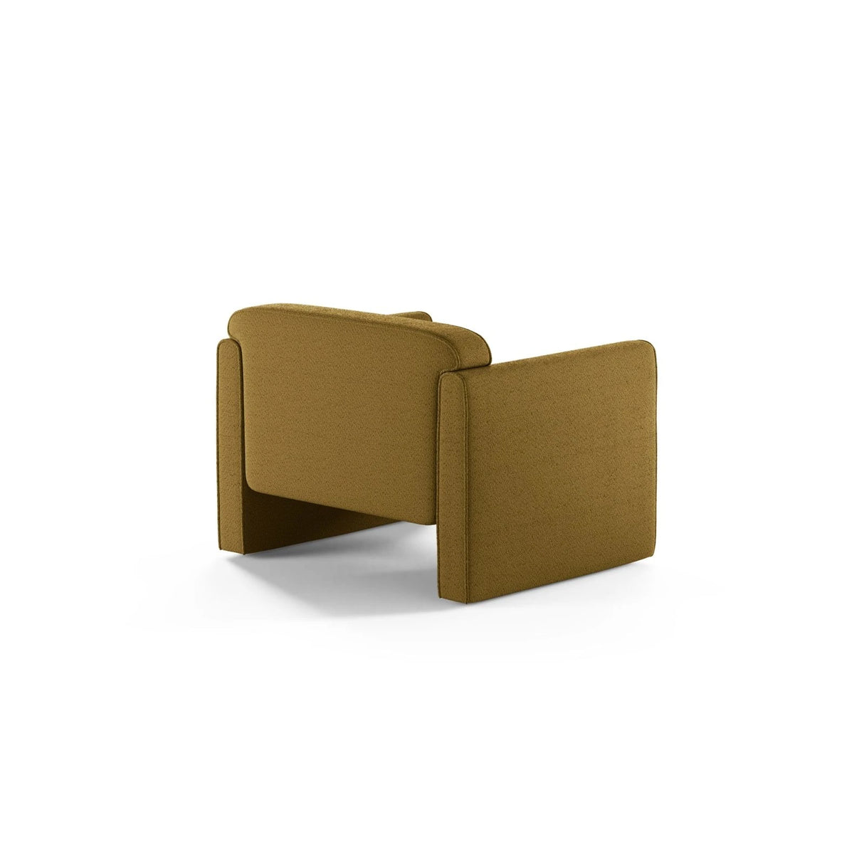 Abby Sessel aus Boucle (CORAL 30) in Olive, 90x80 cm – Bild 4