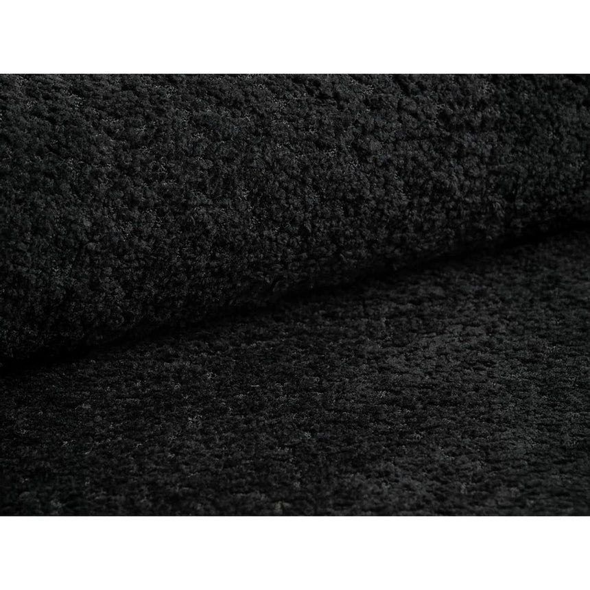 Abby Sessel aus Boucle (CORAL 60) in Schwarz, 90x80 cm – Bild 5