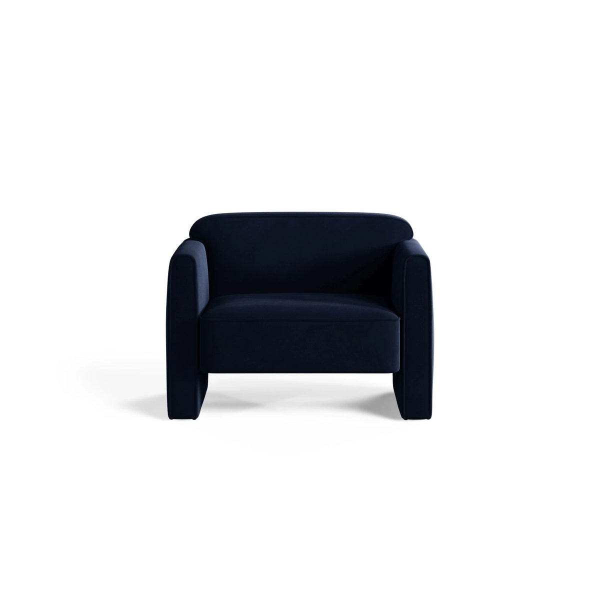 Abby Sessel aus Samt (Salvador 5) in Königsblau, 90x80 cm – Bild 1