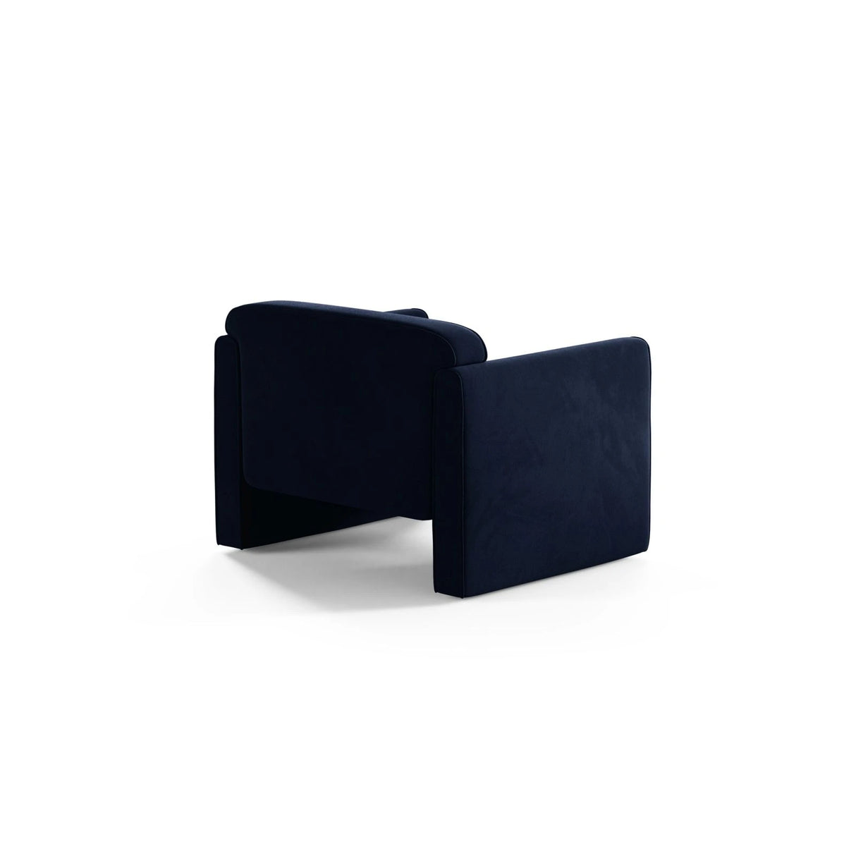 Abby Sessel aus Samt (Salvador 5) in Königsblau, 90x80 cm – Bild 4