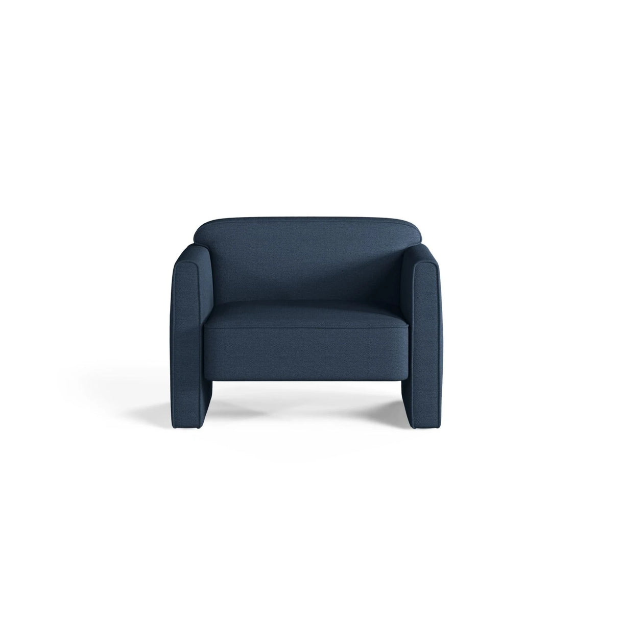 Abby Sessel aus Strukturierter Stoff (Heritage Ocean) in Blue, 90x80 cm – Bild 1