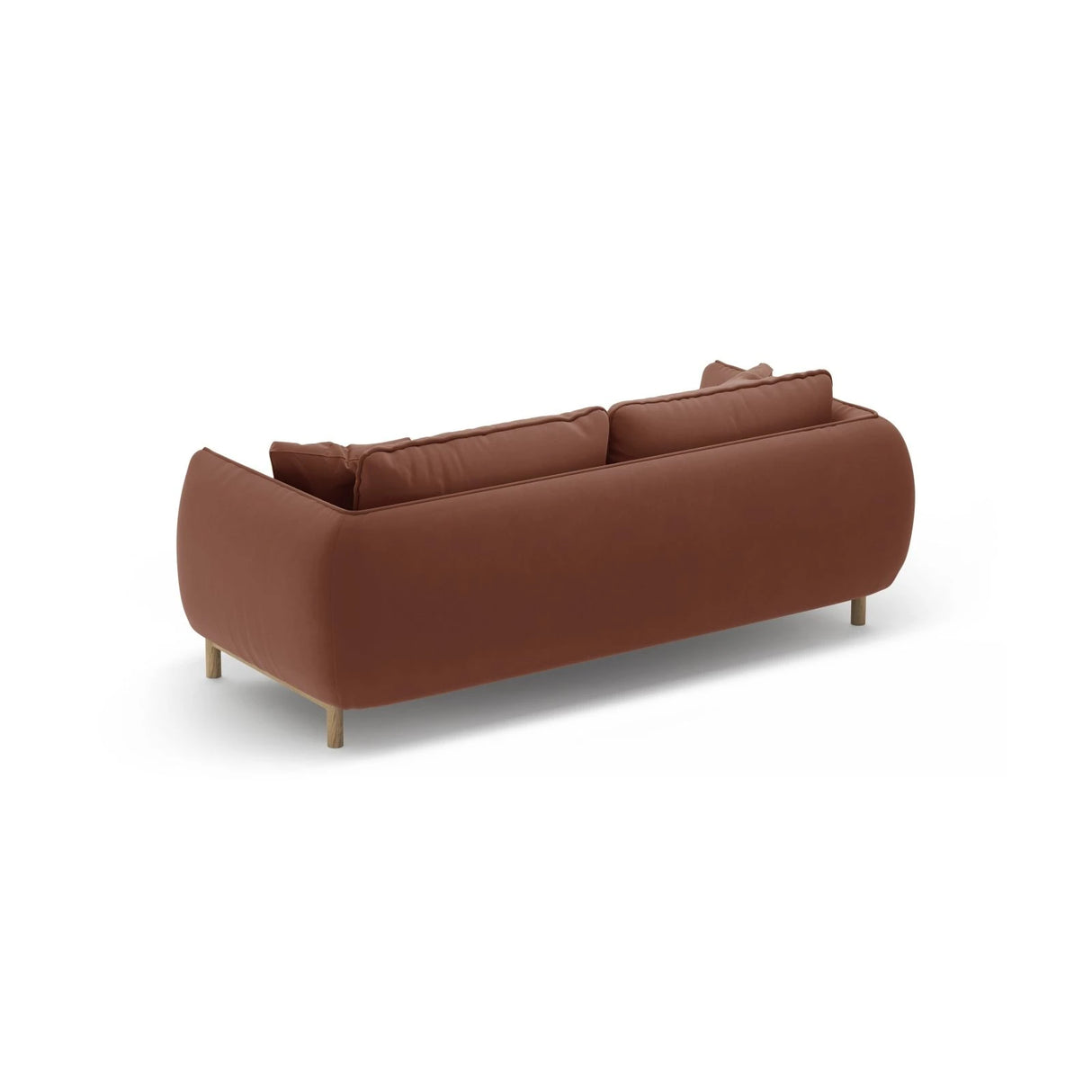 Ada 2-Sitzer Sofa aus Samt (Casino Cuoio) in Cuoio, 178x101 cm – Bild 4
