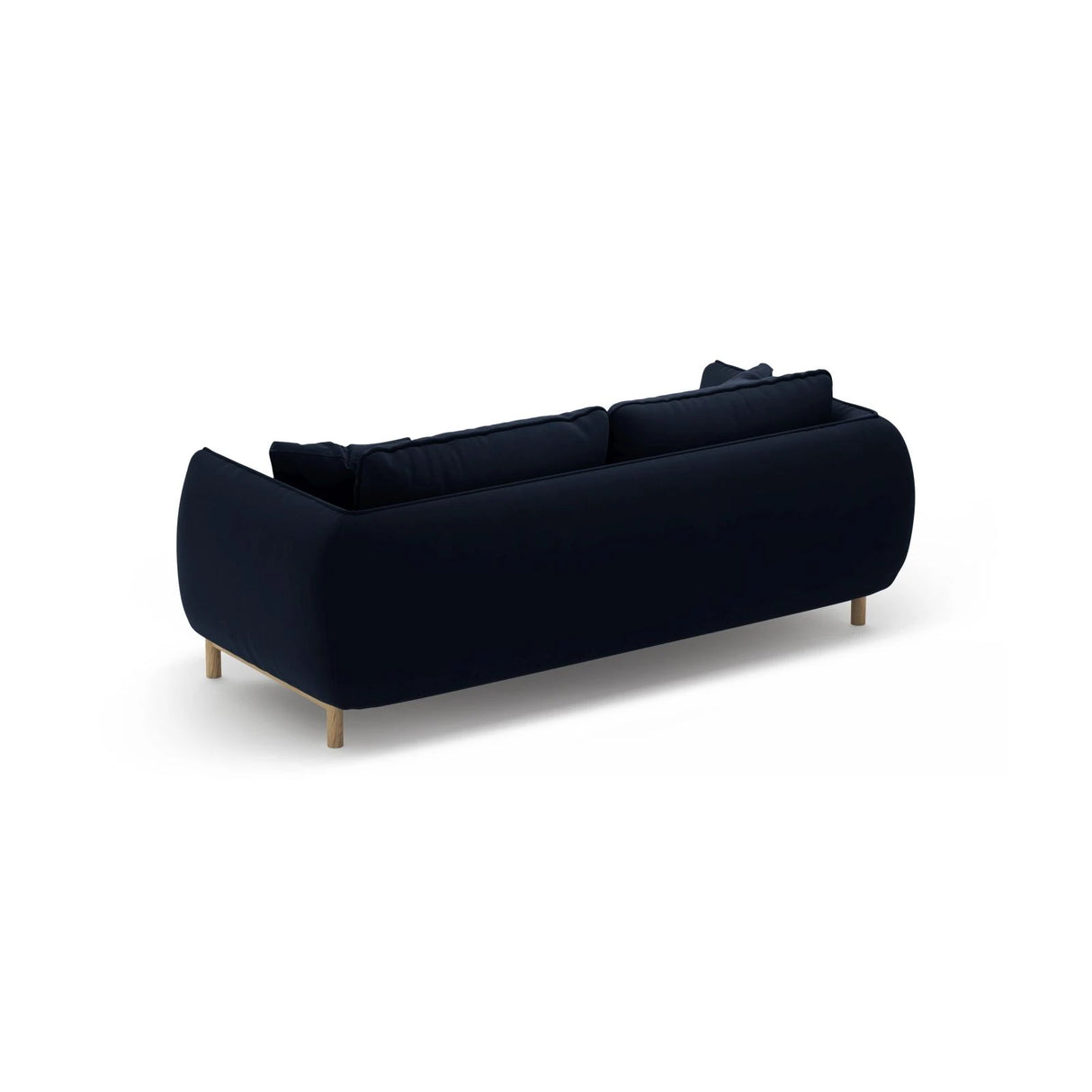 Ada 2-Sitzer Sofa aus Samt (Casino Deep Blue) in Königsblau, 178x101 cm – Bild 4