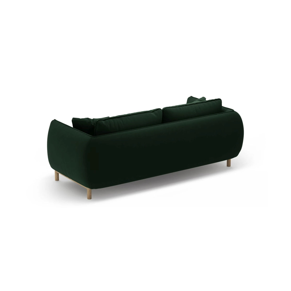Ada 2-Sitzer Sofa aus Samt (Casino Deep Green) in Flaschengrün, 178x101 cm – Bild 4