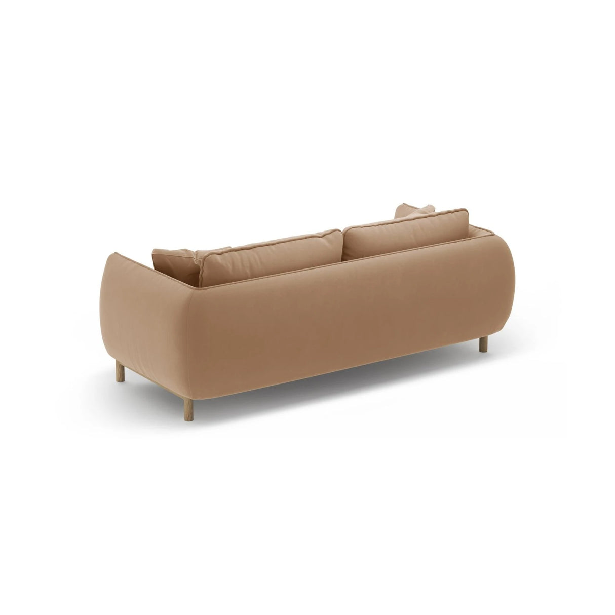 Ada 2-Sitzer Sofa aus Samt oder Strukturstoff, 178x101 cm – Bild 4