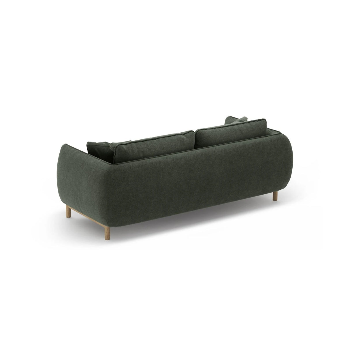 Ada 2-Sitzer Sofa aus Strukturierter Stoff (Wind 75) in Moosgrün, 178x101 cm – Bild 4
