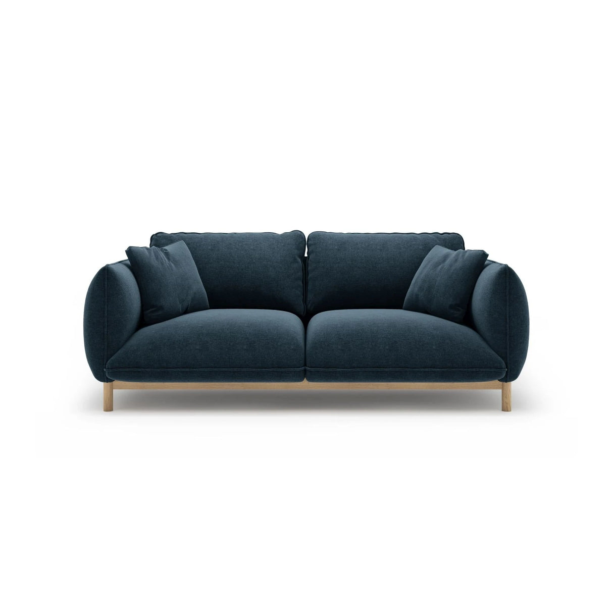 Ada 2-Sitzer Sofa aus Strukturierter Stoff (Wind 77) in Marineblau, 178x101 cm – Bild 1